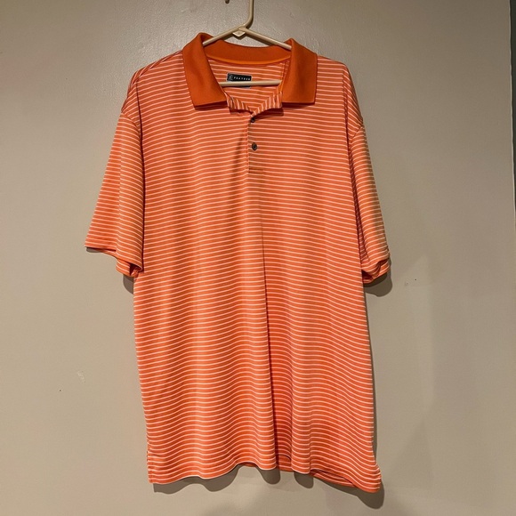 PGA Tour Golf Men's Orange Polo Size XXL - Picture 1 of 5
